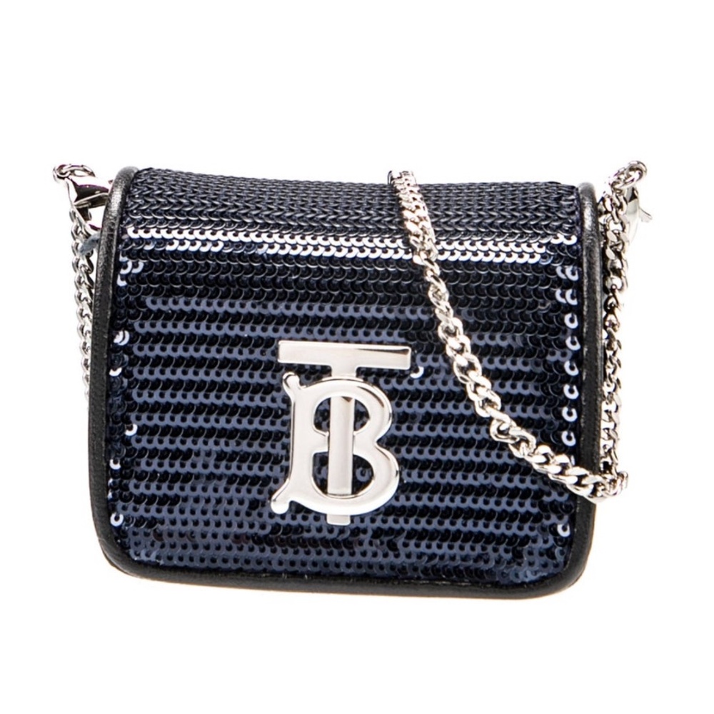 Burberry *Midnight Blue* Micro Mini Sequin Lola Crossbody